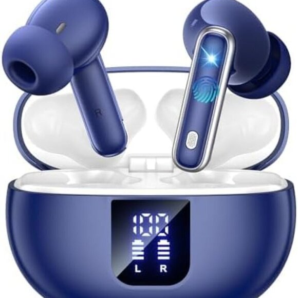 EUQQ Other - Bluetooth 5.4 Earphones in Ear with Dual Noise Cancelling Mic, Transparency Mode